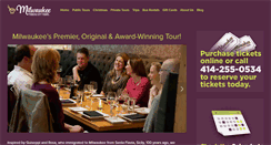Desktop Screenshot of milwaukeefoodtours.com